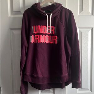 Under Armour Maroon Logo Hoodie